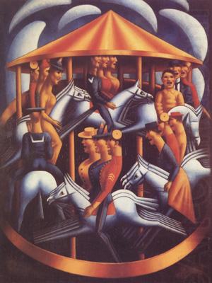 Mark Gertler The Merry-Go-Round (nn03) china oil painting image